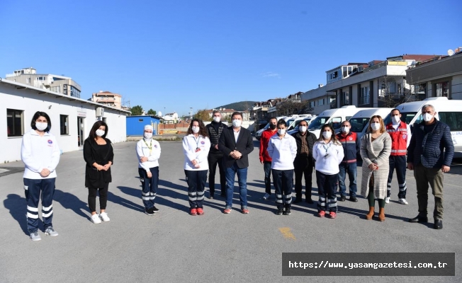 Başkan Ali Kılıç yeni yılı çalışanlarıyla kutladı