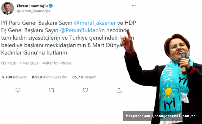 Akşener'den 'tweet' yanıtı: Saygı duyuyorum