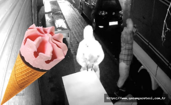 Dondurma hırsızları 3 bin liralık vurgun yaptı