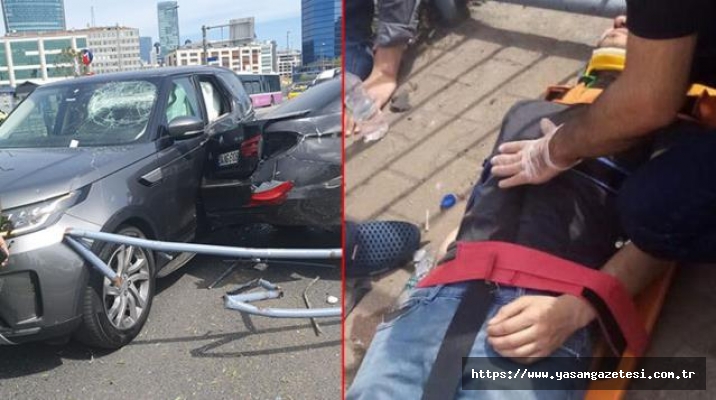 Makas dehşeti! 4 kişi yaralandı 11 araç hasar gördü
