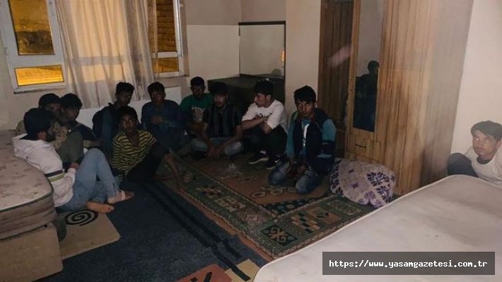 Van'da Akılalmaz olay ! Saklanan 115 kaçak göçmen yakalandı
