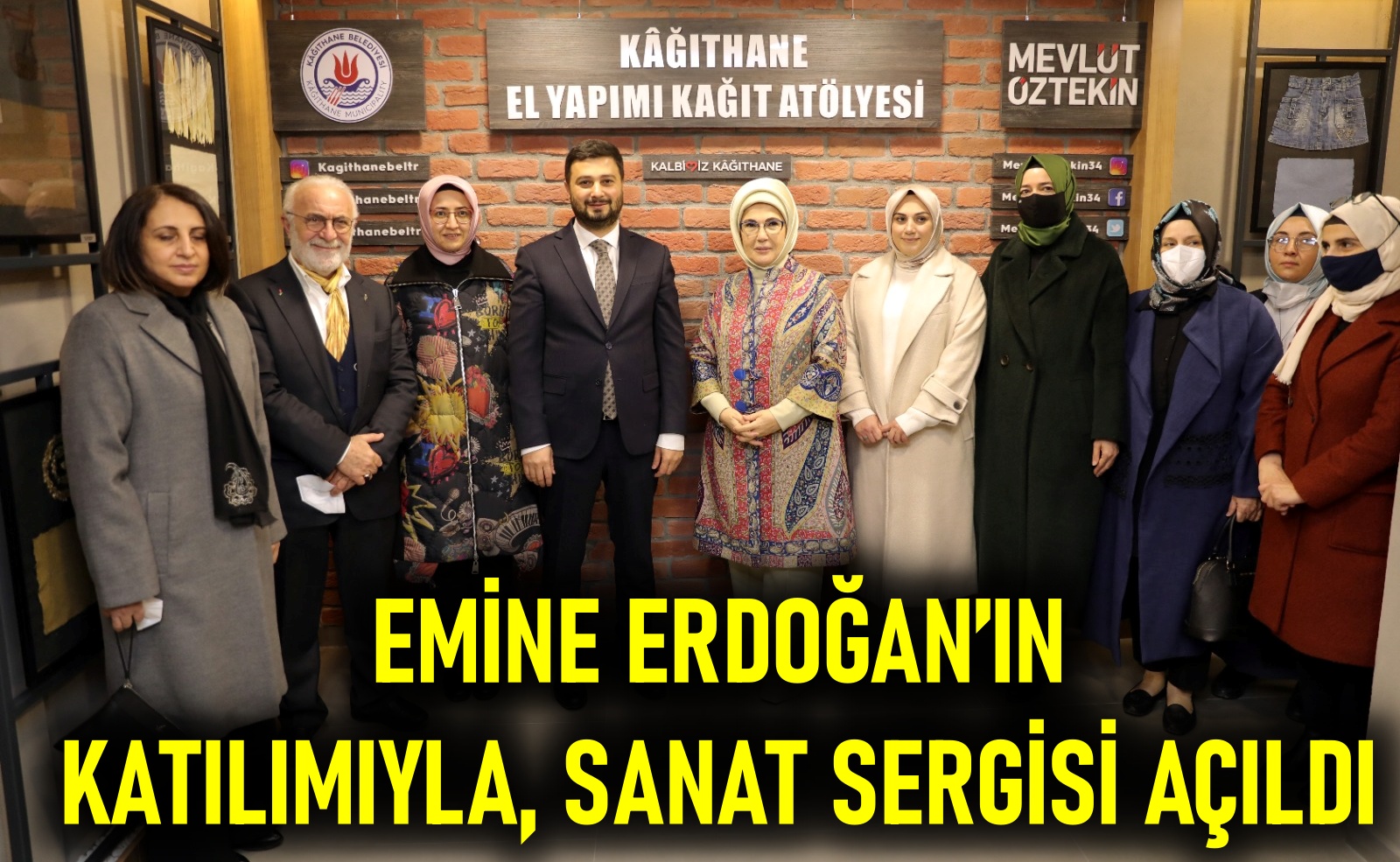 Emine Erdoğan’ın katılımıyla, sanat sergisi açıldı
