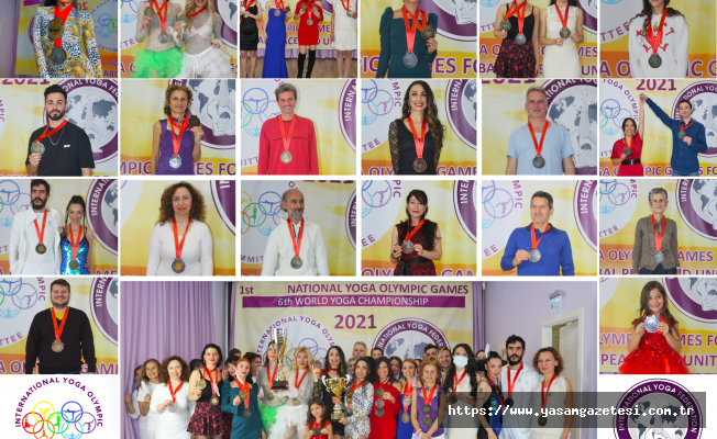 Türkiye Ulusal Yoga Olimpiyat Oyunlari Şampiyonlari Madalyalarini Aldi