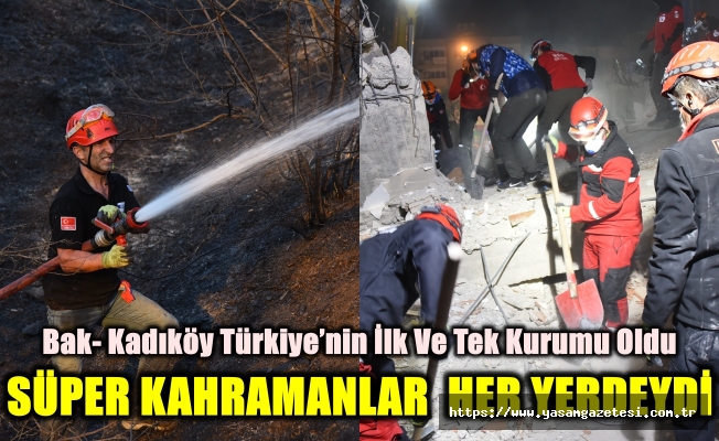 BAK- Kadıköy Türkiye’nin İlk Ve Tek Kurumu Oldu