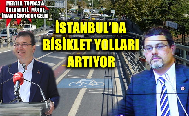 İstanbul’da Bisiklet Yolları Artıyor