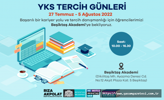Beşiktaş Belediyesi’nden Üniversite Adaylarına Ücretsiz Tercih Danışmanlığı Hizmeti