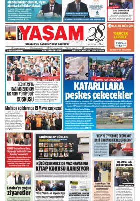 Yaşam Gazetesi - 19.05.2022 Manşeti