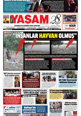 Yaşam Gazetesi - 28.06.2022 Manşeti